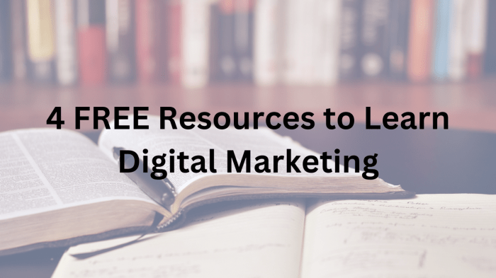 The top four digital marketing resources on the web