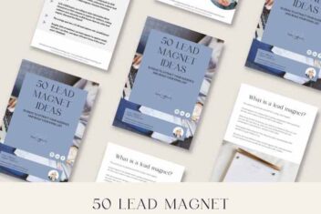Lead magnet ideas for your website examples