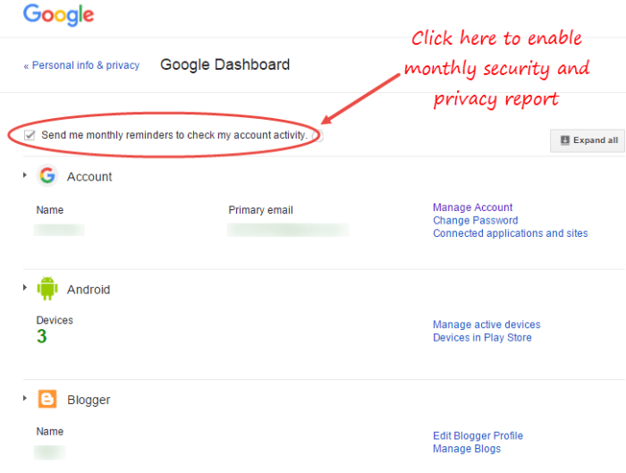 Things google knows about you