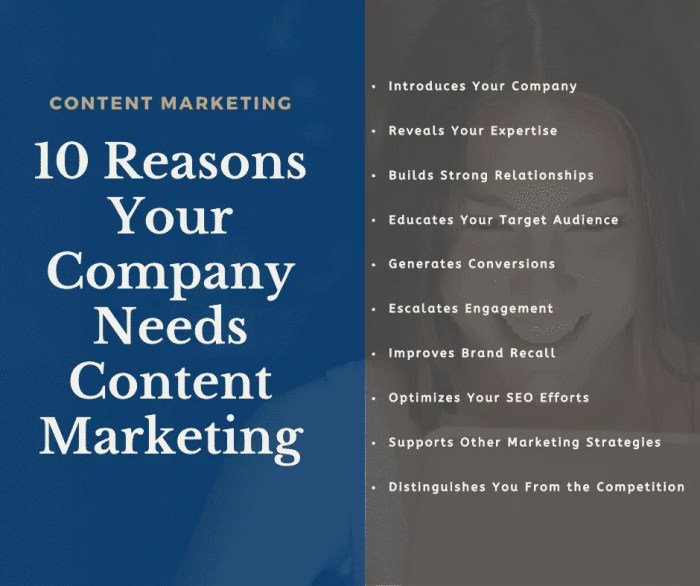 Marketing strategy reasons needs why company infographic included investment return 10 reasons your company needs content marketing