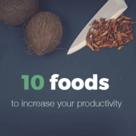 Use food to increase productivity at work