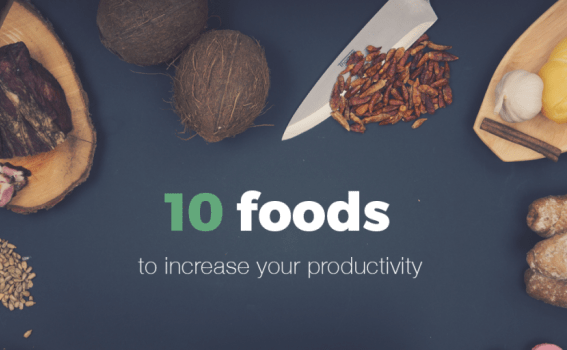 Use food to increase productivity at work