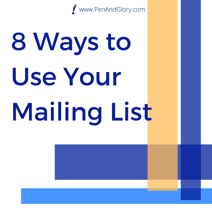 How to maintain a mailing list
