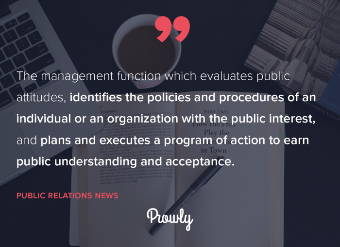 What is a pr agency
