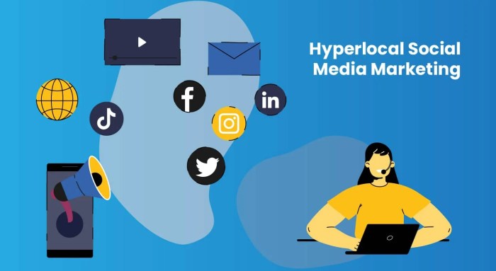 Hyperlocal social media marketing