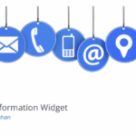 How to create a contact info widget in wordpress