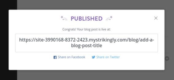 Has your blog run dry try this