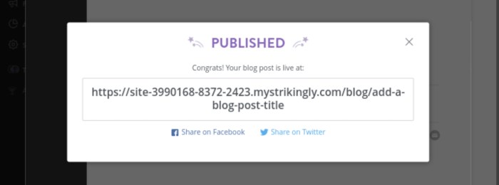 Has your blog run dry try this