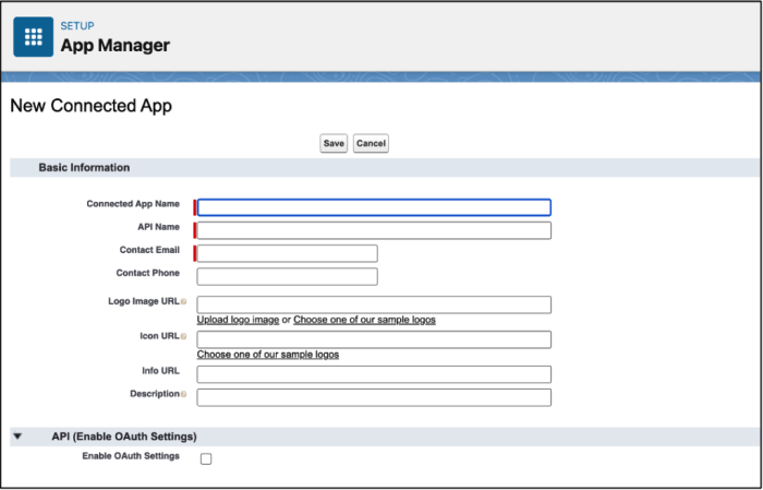 Integrating apps with salesforce