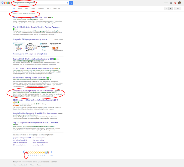 Why page isnt ranking google