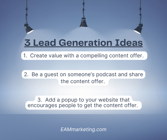 Lead generation ideas for small business