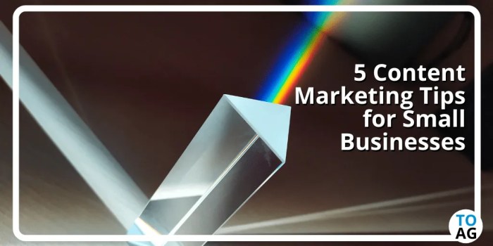 Top nine content marketing tips for small businesses