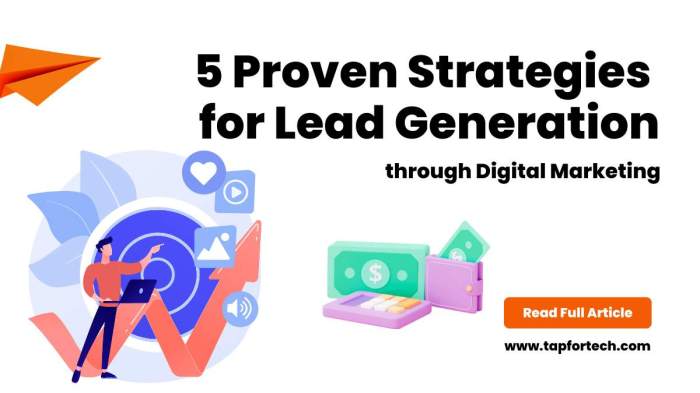 Digital marketing strategic partnerships lead capture