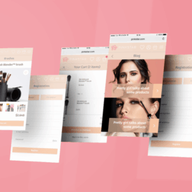 Mobile first website design