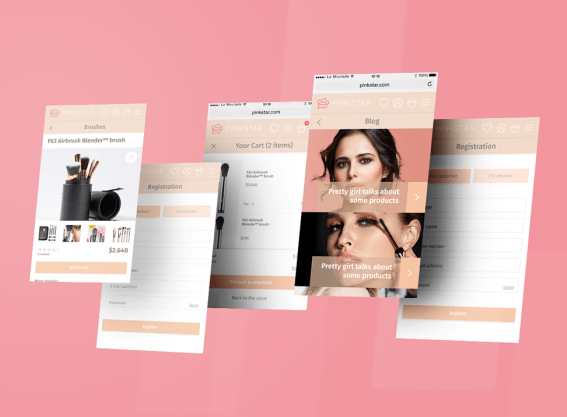 Mobile first website design