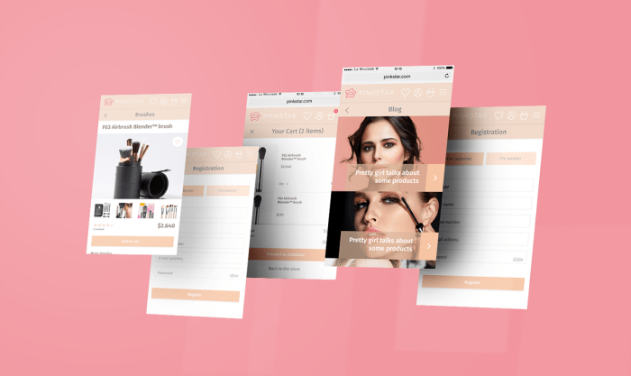Mobile first website design