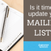 How to maintain a mailing list
