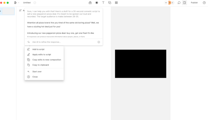 Process How to make an ad