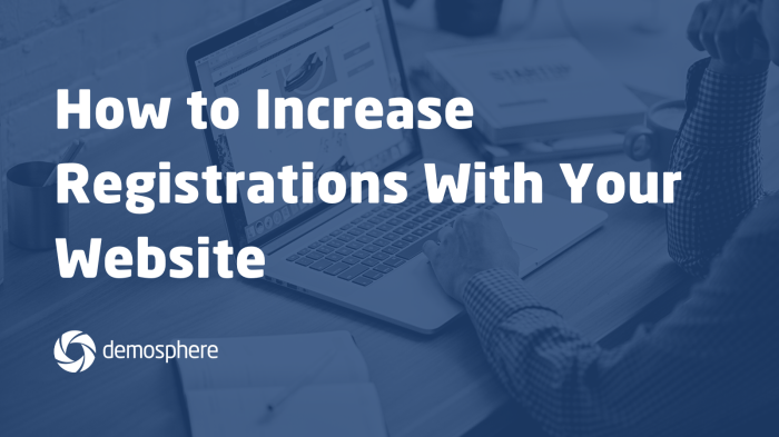 Increase user sign ups