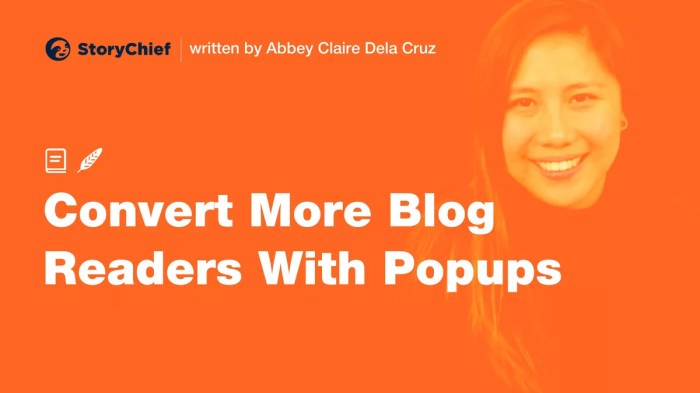Convert blog readers to leads