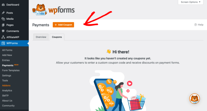 How to easily add a coupon code field to your wordpress forms