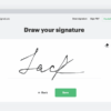 How to create signature