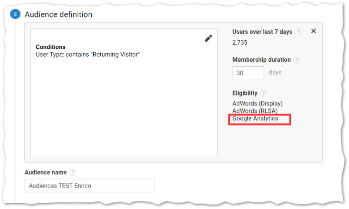 Analytics filters Google analytics custom audience report