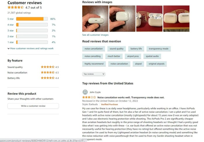 Customer testimonials and reviews