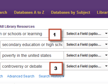 How to use search effectively