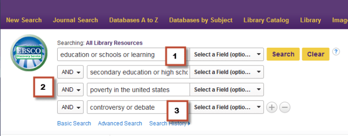 How to use search effectively