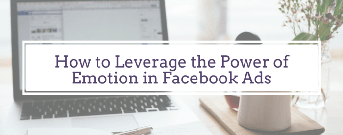 Emotional marketing to facebook ads