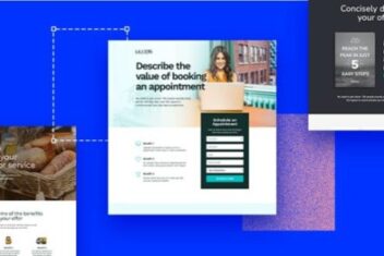 Mobile template landing simple