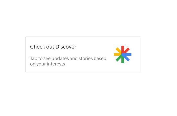 Google confirms discover coming to desktop search