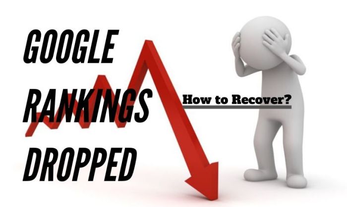 Google ranking plummeted heres what to examine