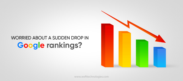 Google ranking plummeted heres what to examine