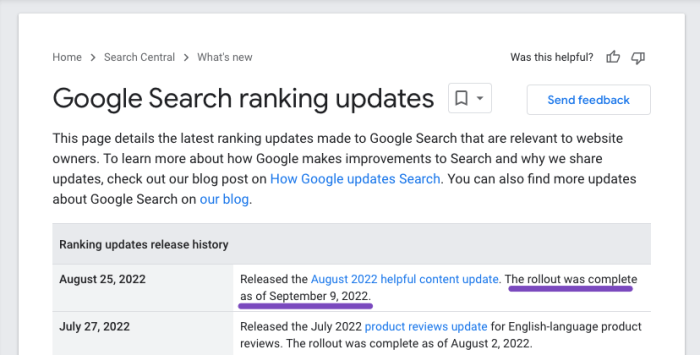 Adapt helpful content update recap