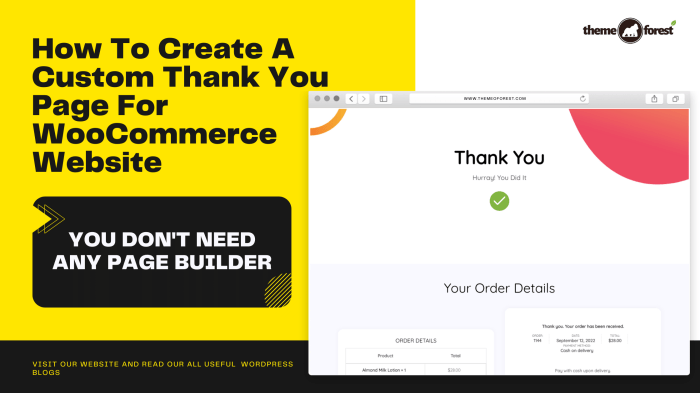 How to easily create custom woocommerce thank you pages