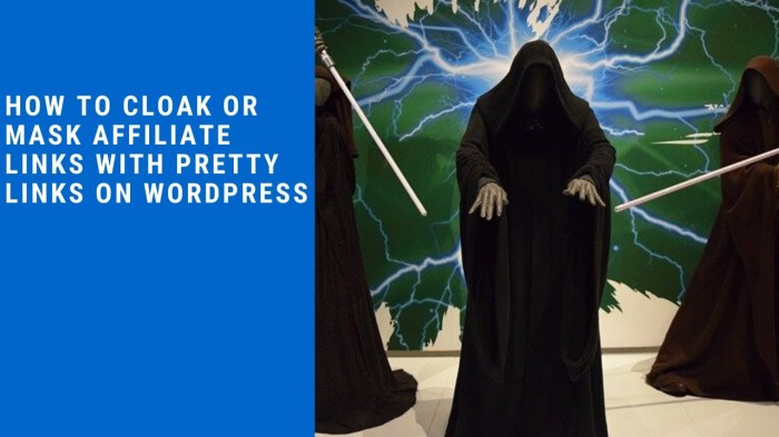 How to cloak affiliate links on your wordpress site