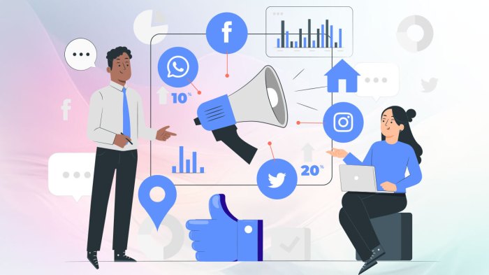 Hyperlocal social media marketing
