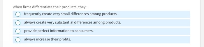 How to differentiate the not so different firm