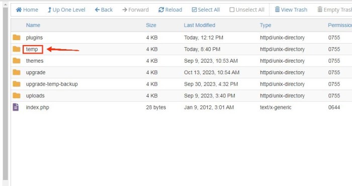 How to quickly fix missing a temporary folder error in wordpress