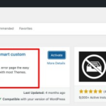 Custom 404 page wordpress