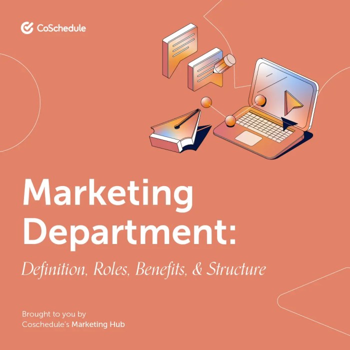 Building a marketing department