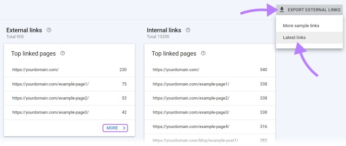 How to Use the Google Search Console Links Report Google search console links