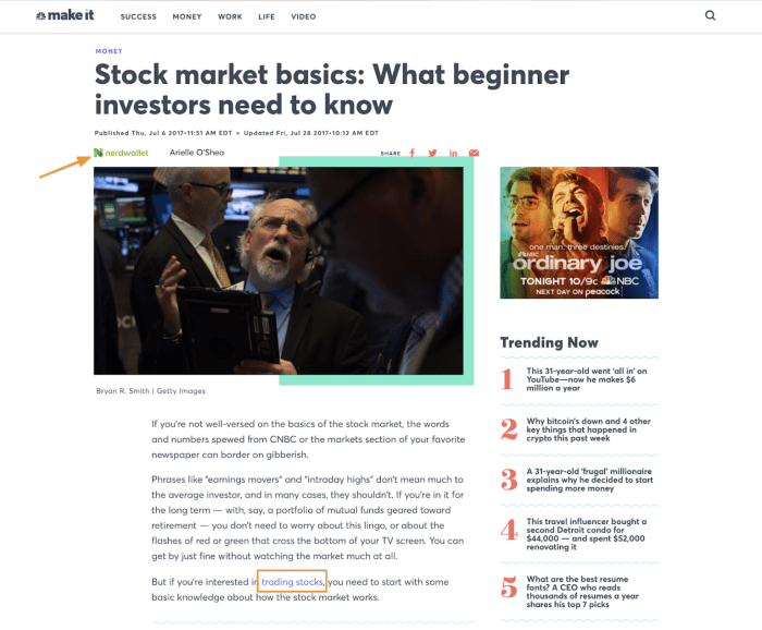 Link relevance exploring the 5 degrees