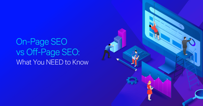Importance of on page vs off page seo comparison