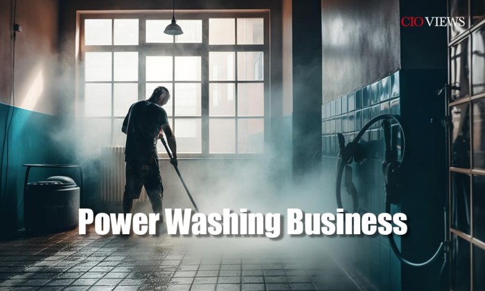 Marketing plan power washing