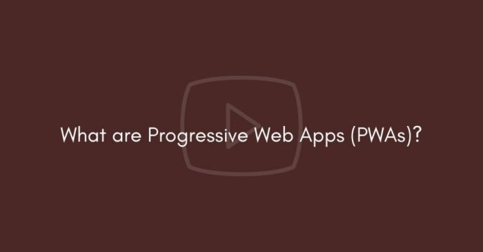 Progressive web apps configuring pwas mobile first world