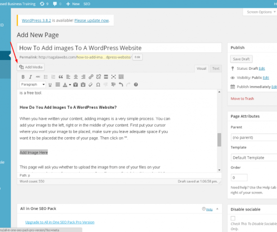 How to properly add images in wordpress