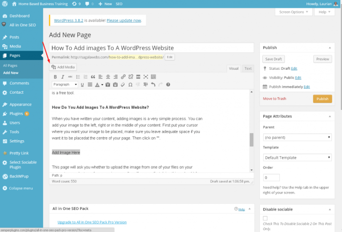 How to properly add images in wordpress